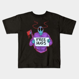 Free Hugs Retro Jason Kids T-Shirt